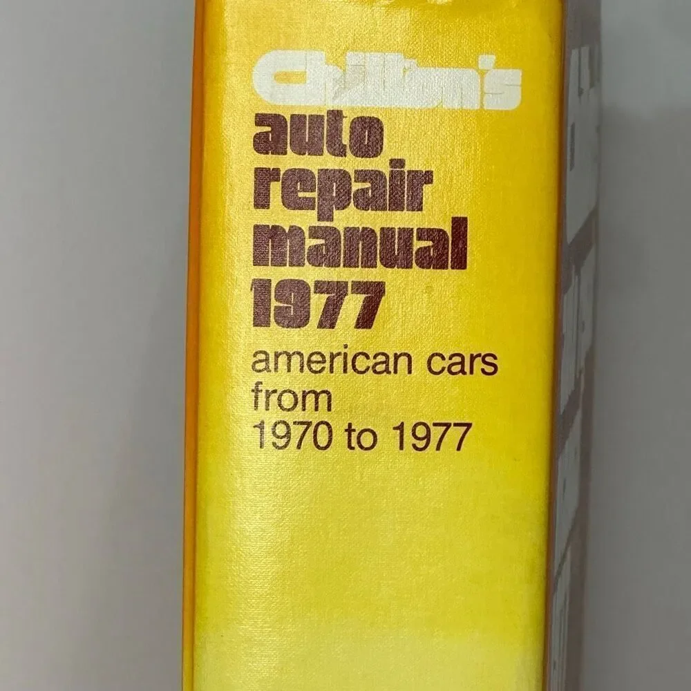 Vintage Chiltons’s Auto Repair Manual 1970-1977